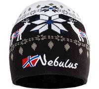 Nebulus Bonnet unisexe Infinity chaud et douillet - Style norvégien, Noir , Taille unique