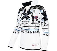 Nebulus Fria Pull tricoté avec fourrure synthétique pour femme