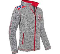 Nebulus Norky Veste polaire chaude pour homme avec longue fermeture éclair intégrale