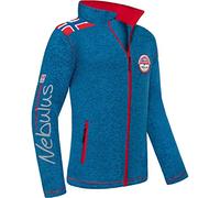 Nebulus Norky Veste polaire chaude pour homme avec longue fermeture éclair intégrale, Malibu, M