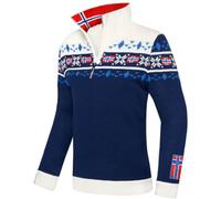 Nebulus Tricot norvégien Steen pour homme - Pull droit à fermeture éclair col à fermeture éclair - Hiver - Manche longue - Moyen - FR/ES - Athlétique, Casual - Lavage en machine jusqu'à 30°C