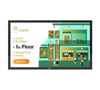 NEC MultiSync M491 Écran plat de signalisation numérique 49" LCD 500 cd/m² 4K Ultra HD Noir Écran tactile