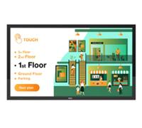 NEC MultiSync M551 PCAP Digital Signage Écran plat 139,7 cm (55" ) IPS 4K Ultra HD Noir Écran tactile (60005082)