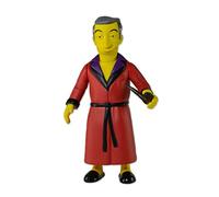 NECA 16001 Figurine Simpsons 25e Anniversaire Série 1 Hugh HEFNER Rouge/Jaune 12,7 cm