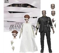 NECA Fiancée de Frankenstein 90e Lot de 2 Action Figure Monstre & Compagne