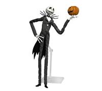 NECA Figurine articulée de l'étrange Noël de Monsieur Jack Skellington avec Citrouille
