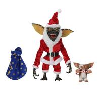 NECA Gremlins Figurine Père Noël rayée et Gizmo 17,8 cm