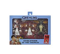 NECA Gremlins - Figurines d'action à l'échelle de 17,8 cm - Coffret 40e Anniversaire « Evolution of a Gremlin »