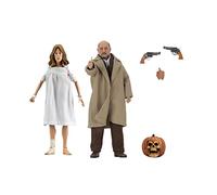 NECA - Halloween 2 Doctor Loomis & Laurie Strode 8In Retro ActionFigure 2Pk