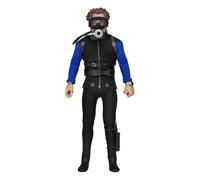 Jaws Matt Hooper (Cage À Requin) Figurine D'Action Vêtue De 8 Pouces
