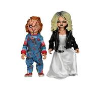 Neca - La Fiancée de Chucky - Pack 2 figurines Clothed & Tiffany 14 cm