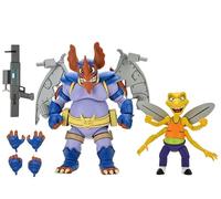 Neca Les Tortues Ninja 1987 Pack 2 Figurines Wingnut & Screwloose 18 cm
