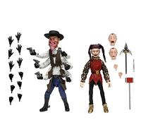 NECA Figurines articulées Puppet Master Ultimate Six-Shooter et Jester – Pack de 2 – 7 in
