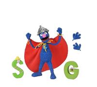 NECA - Sesame Street - Figurine d'action de 17,8 cm - Ultimate Super Grover