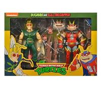NECA - Teenage Mutant Ninja Turtles (dessin animé de 1987) - Figurines d'action à l'échelle de 17,8 cm - Bugman & Electro Lot de 2