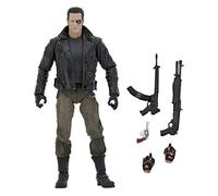 NECA Terminator 2 51912 1 - Figurine T-800 de 7,8 cm, scène de l'ultime assaut du Commissariat de Police