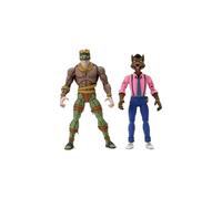 Neca - TMNT - Les Tortues Ninja - Pack 2 figurines Rat King & Vernon