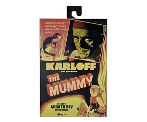 NECA Universal Monsters The Mummy Figurine d'action Karloff The Uncanny avec Accessoires