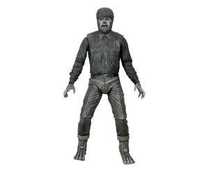 NECA - Universal Monsters Ultimate Wolf Man B&W 7 Action Figure, Blanc