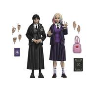 NECA Figurines 20 cm vêtues Wednesday Addams & Enid Sinclair Uniforme Nevermore Pack 2