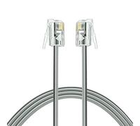 NECABLES Cordon téléphonique court RJ11 6P4C mâle vers mâle 0,9 m
