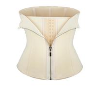 Necalisi corset Femme Gaine Amincissante jaune clair Ventre Plat Waist Training Corset Minceur Body Sculptant Waist Trainer M