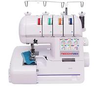 Necchi N183 Machine à coudre, intérieur en aluminium moulé sous pression, coque en ABS, blanc, régulier