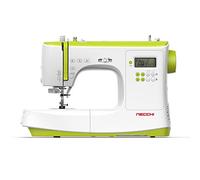 Necchi NC-102D Machine à coudre, intérieur en aluminium moulé sous pression, coque en ABS, vert clair, standard
