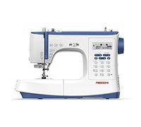Necchi NC-103D Machine à coudre, intérieur en aluminium moulé sous pression, coque en ABS, bleu, régulier