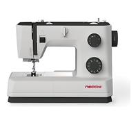 Necchi Q132A Machine à coudre, intérieur en aluminium moulé sous pression, coque en ABS, noir, Regular