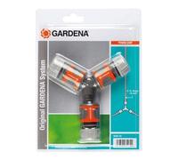 Nécessaire de Dérivation en Y pour Arrosage 13 mm (1/2)/15 mm (5/8) de Gardena : Raccord de Dérivation pour une Distribution Simple (18287-20)