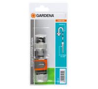 Gardena Connecteur d'eau 18285-20 – Raccord de tuyau Gris/Orange 1 pièce