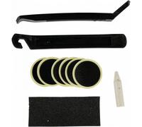 UPFIT Raymond - Kits de réparation, kit de réparation crevaison vélo, kit Anti crevaison VTT/VTC, kit réparation de crevaison vélo de Route - 10 pièces - Rustine autocollante vélo, NC