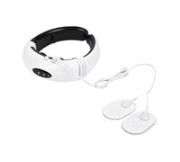 Neck and Shoulder Massager, 6-Mode Rechargeable Muscle Stimulator, Body Massage with 2 Pad, for Shoulder, Body, Feet, Home, Women, Men, Birthday