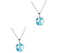 Neck Choker Gem Necklaces Moon Necleses for r Women Jewelry Blue Decor Pendant Chain Planet Necklace