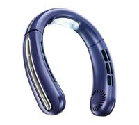 Neck Cooling Fan - Ergonomic Bladeless Cooler, Adjustable Hands Free Blower