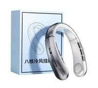 Neck Fan 100-Speed Cooling System, Wearable Air Blower Quiet Working