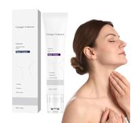 Neck Firming Cream, Crème Raffermissante Pour Le Cou Avec Roller, Crème Au Collagène Pour Le Cou, Elevate Neck Care Routine,Deep Hydration Smooths Fine Lines