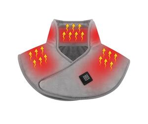 Neck Heating Pad-Winter Cold Weather Heater, Electric Shoulder Warmer, Portable Wearable Wrap, Soft Plush Comfort, USB Charging Cord, Targeted Heat Gift | For Seniors & Parents