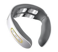 Neck Massager - 14x14cm Portable sans fil Massage Device With 6 Modes, Rechargeable and Ergonomic Design For Neck And Back Relief, Ideal For Men, Women, Adults, Wife, Husband, Mom, Dad