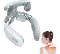 Neck Massager, neuropulse 2.0 neck massager, with 4 Heated Heads, Promotes Muscle Relaxation and Improves Sleep Quality,appareil de massage cervical. masseur cou.