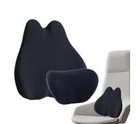 Neck Pillow - Headrest Car Children - Ergonomic Car Seat Headrest & Lumbar Cushion - Travel Anti-Fatigue Waist Lumbar Support - Head Rest And Backseat For Neck Back Discomfort Relief
