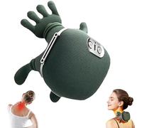 Neck Shoulder Massager with Heat,Neck Massager with Heat for Pain Relief deep Tissue,4D Bionic Hands Deep Tissue Massage, Electric Kneading Shiatsu Back Massagers, Muscle Relaxation for Home Office