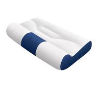 Neck Support Pillow, Ergonomic Contour Bed Pillow, Breathable Height Orthopedic Neck Pillow, Adjustable Height Pillows 50x30cm/19.69x11.81 inches for Sleeping, Bedroom, Travelling