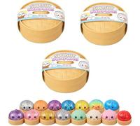 Neckhaven Rainbow Mystery, Squishy Dumpling Box, Glitter Squishy Dumpling Mystery, Glitter Rainbow Dumplings Squishiest avec Visage,Stress & Anxiety Relief Toys (Aléatoire*3)