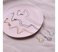 Necklace Pendant Chain Men Women Jewellery Sun Necklace Jewelry Accessories Men And Women Retro Party Wedding Geometric