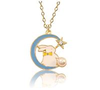 Necklace Unicorn Plush Rabbit Charms Pendant Bunny Kit Doll Bracelets Moon Loom Candy Bunnies Jewelry for Alloy Blue