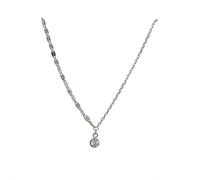 Necklaces,925 Crystal Creative Irregular Cnecklace Women Light Wjewelry Accessories Gift/