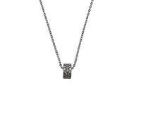 Necklaces,925 French Round Necklace Women Pavé Crystal Sparkling Charming Wjewelry Gift