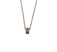 Necklaces,925 French Round Necklace Women Pavé Crystal Sparkling Charming Wjewelry Gift/